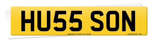 Registration number HU55 SON